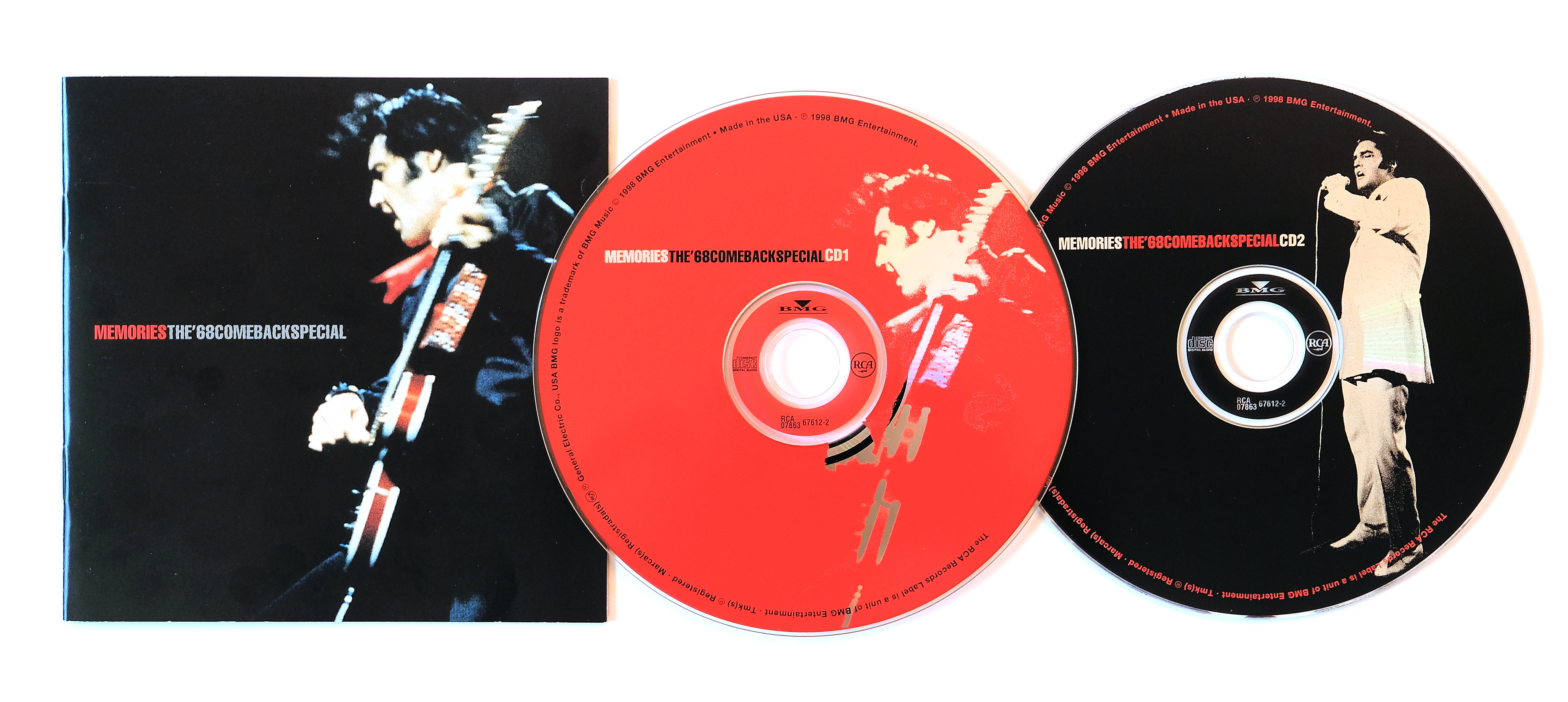 Elvis Presley compact disc recording "Memories: The 68 Comeback Special"