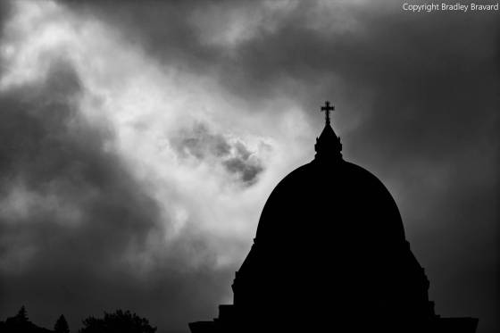 Dome of Saint Joseph's Oratory of Mount Royal in Montreal, Canada