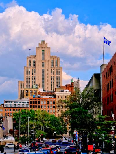 Office buildings in Montreal, Canada