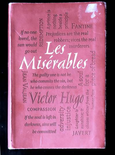 Front cover of print edition of Les Miserables by Victor Hugo.