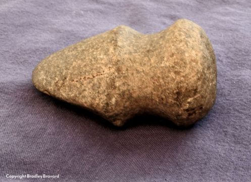 Photo of stone ax head