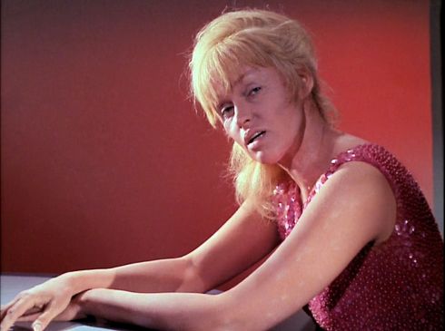 Screenshot of Eve from Star Trek episode Mudd's Women