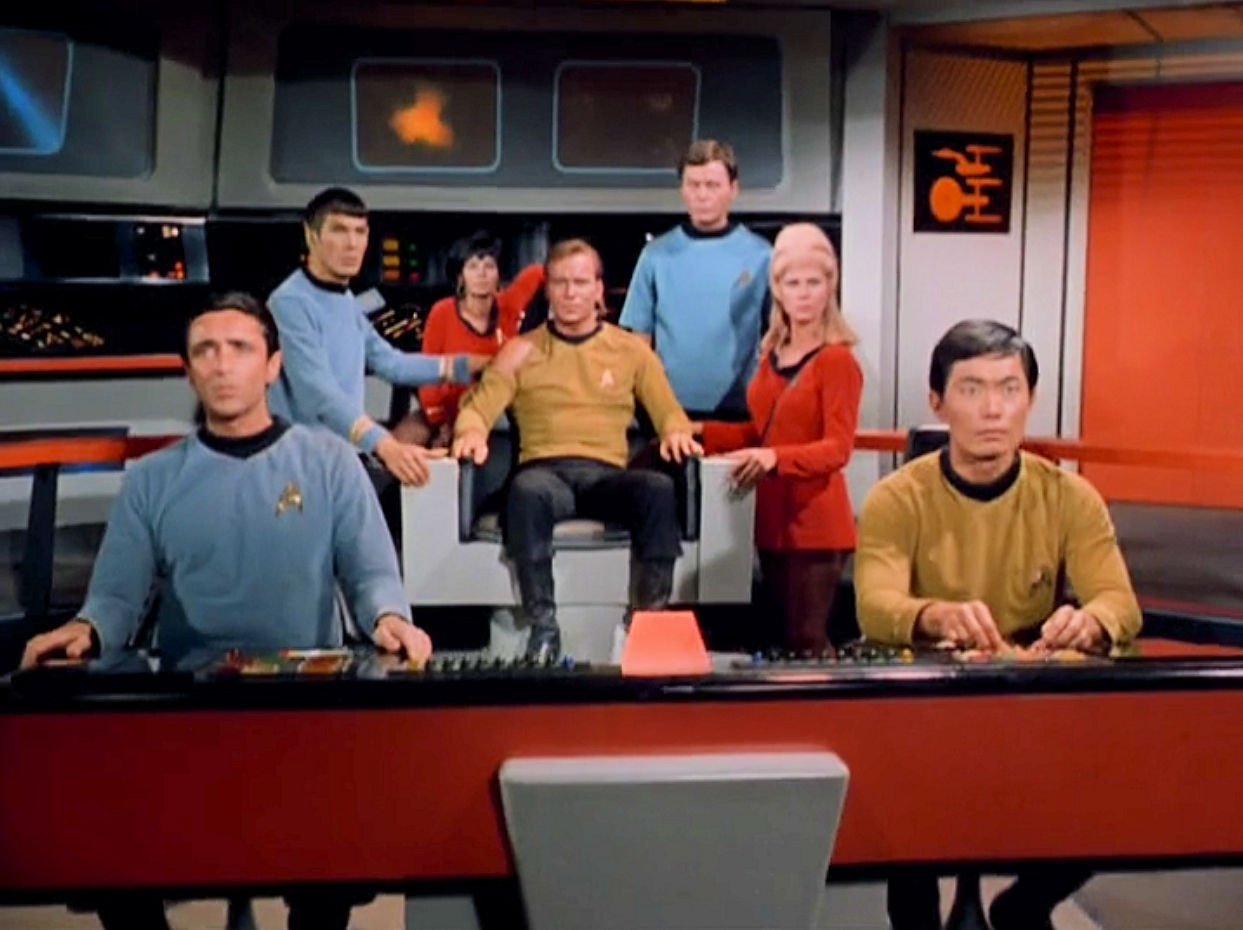 Screen shot from Star Trek episode 