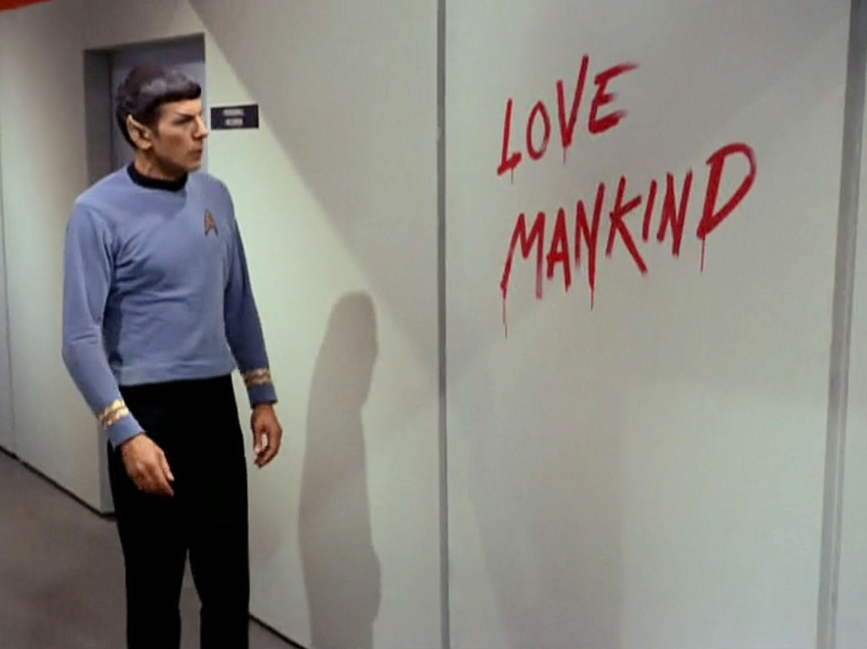 Screen shot from Star Trek episode 