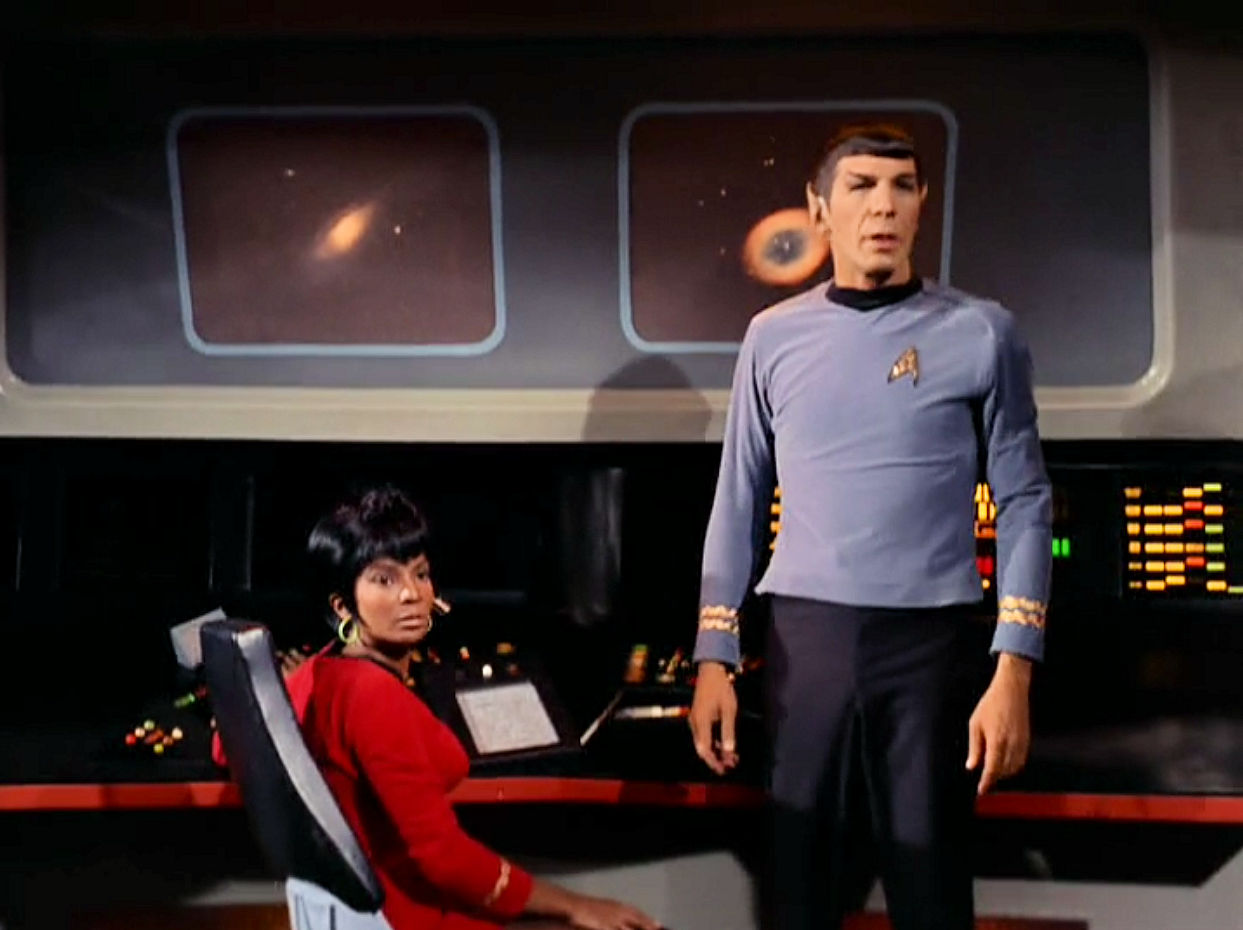 Screen shot from Star Trek episode 