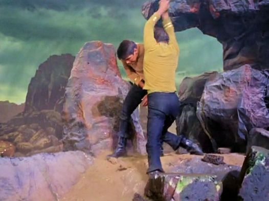 Screen shot of Star Trek episode