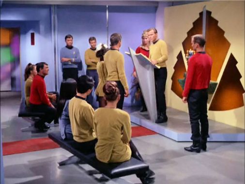 Wedding scene from Star Trek episode Balance of Terror